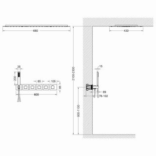 Душевой комплект Timo Petruma SX-5229/17SM с термостатом золото матовое